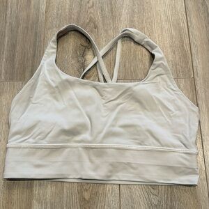 Lululemon Energy Longline Bra white